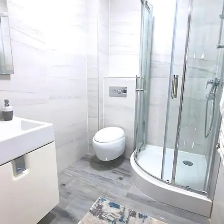 Apartment Zaraz Grey Modern With King Bed *